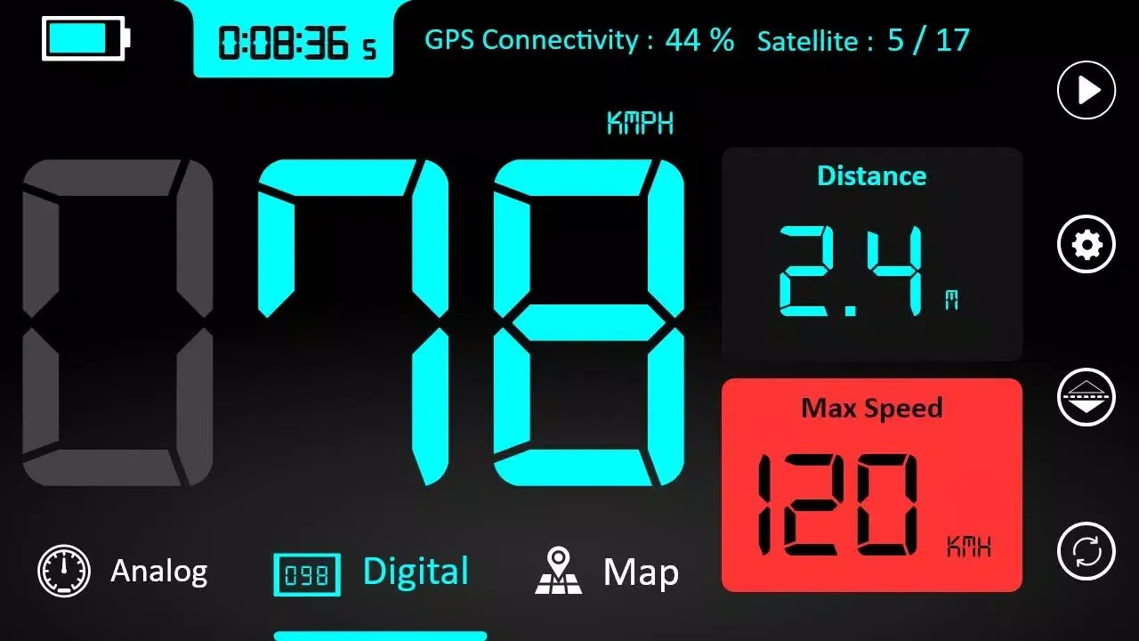 Screenshot di GPS Speedometer - Odometer App