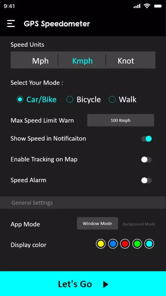 Screenshot di GPS Speedometer - Odometer App