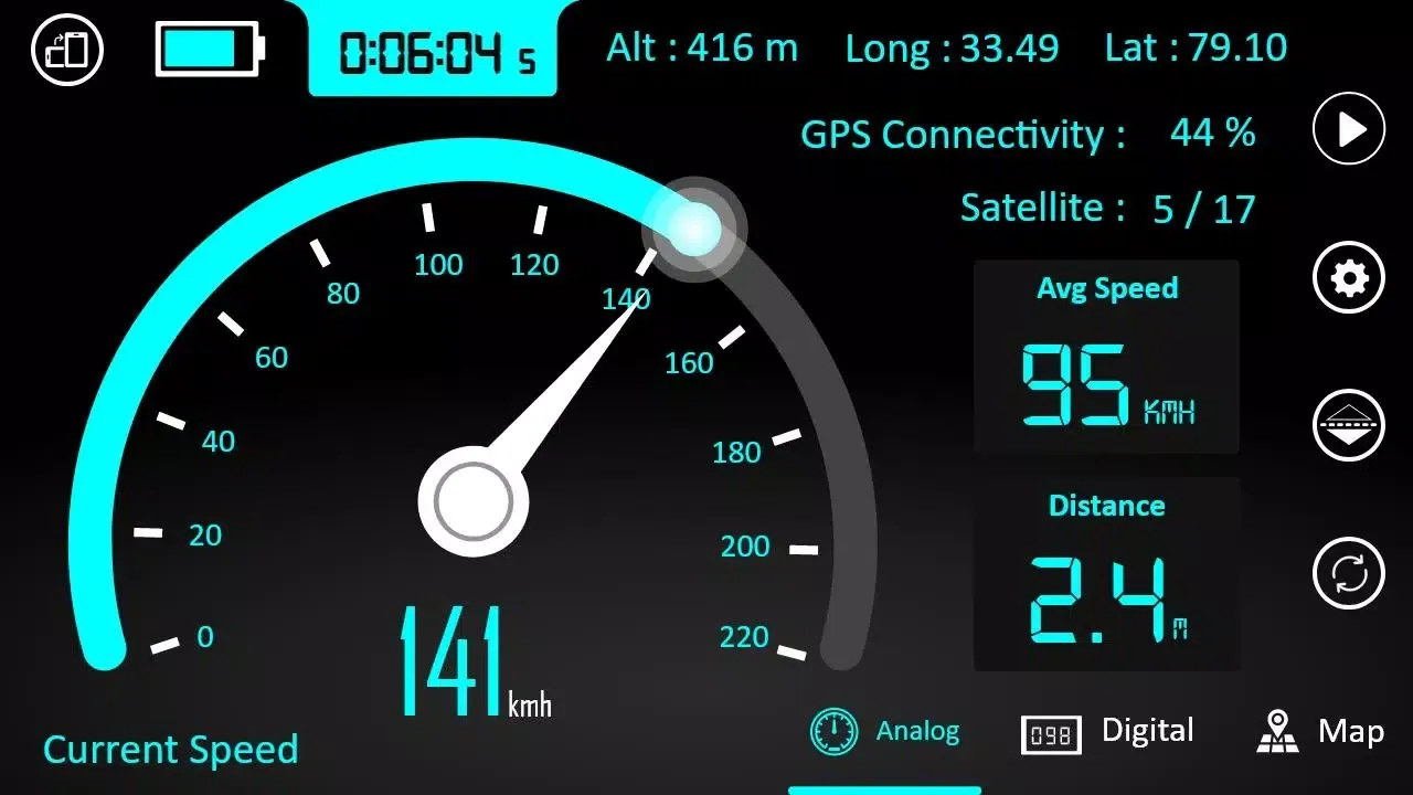 Screenshot di GPS Speedometer - Odometer App