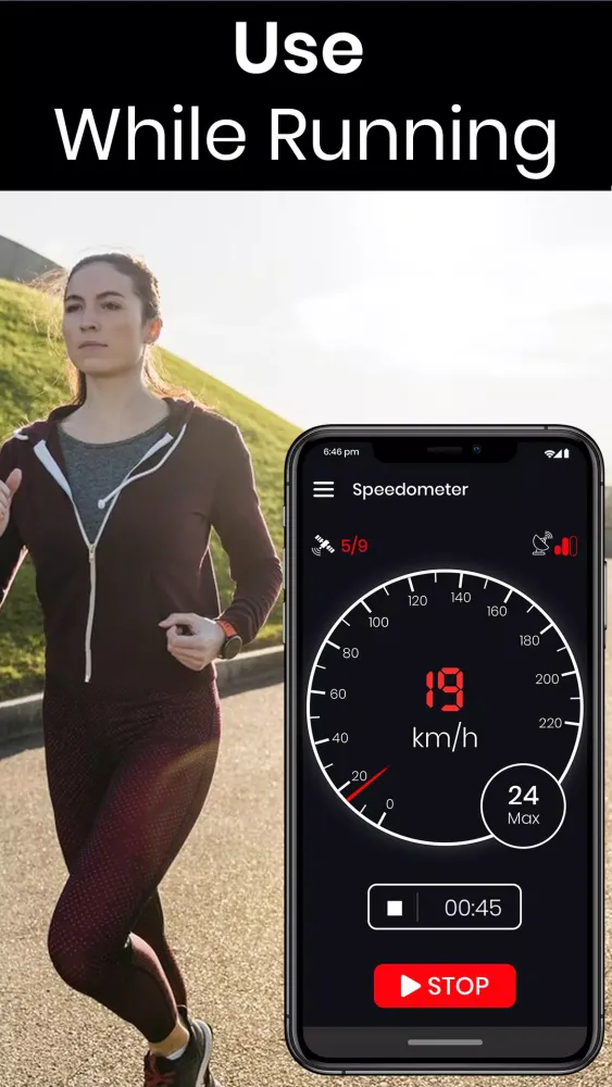 GPS Speedometer स्क्रीनशॉट