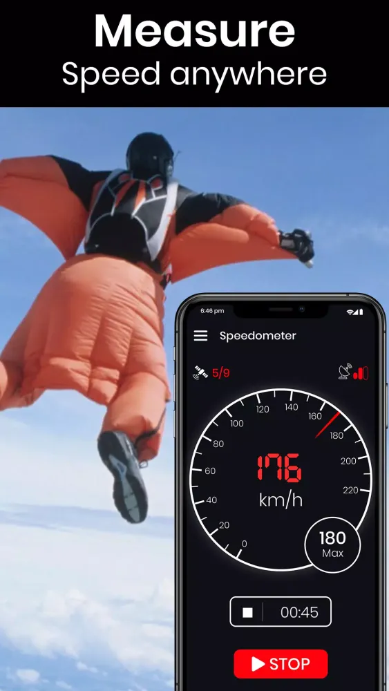 GPS Speedometer स्क्रीनशॉट
