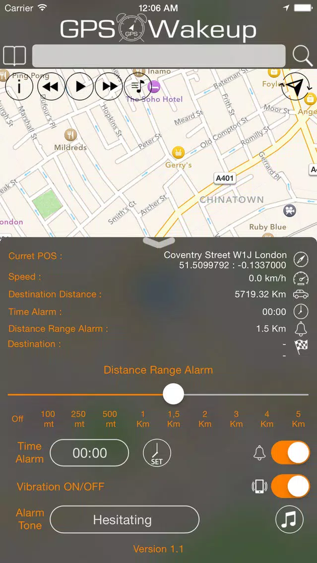 صور GPS WakeUp Alarm