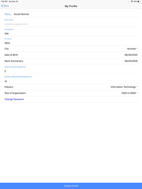 Culture Inshorts iPad  Screenshots