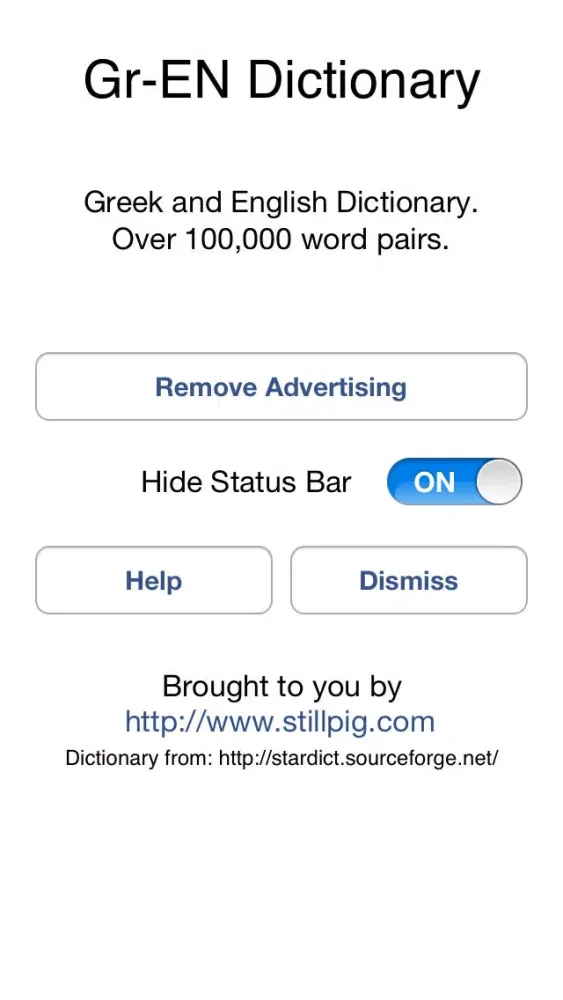 Captures d'écran de Offline Greek English Dictionary Translator for Tourists, Language Learners and Students
