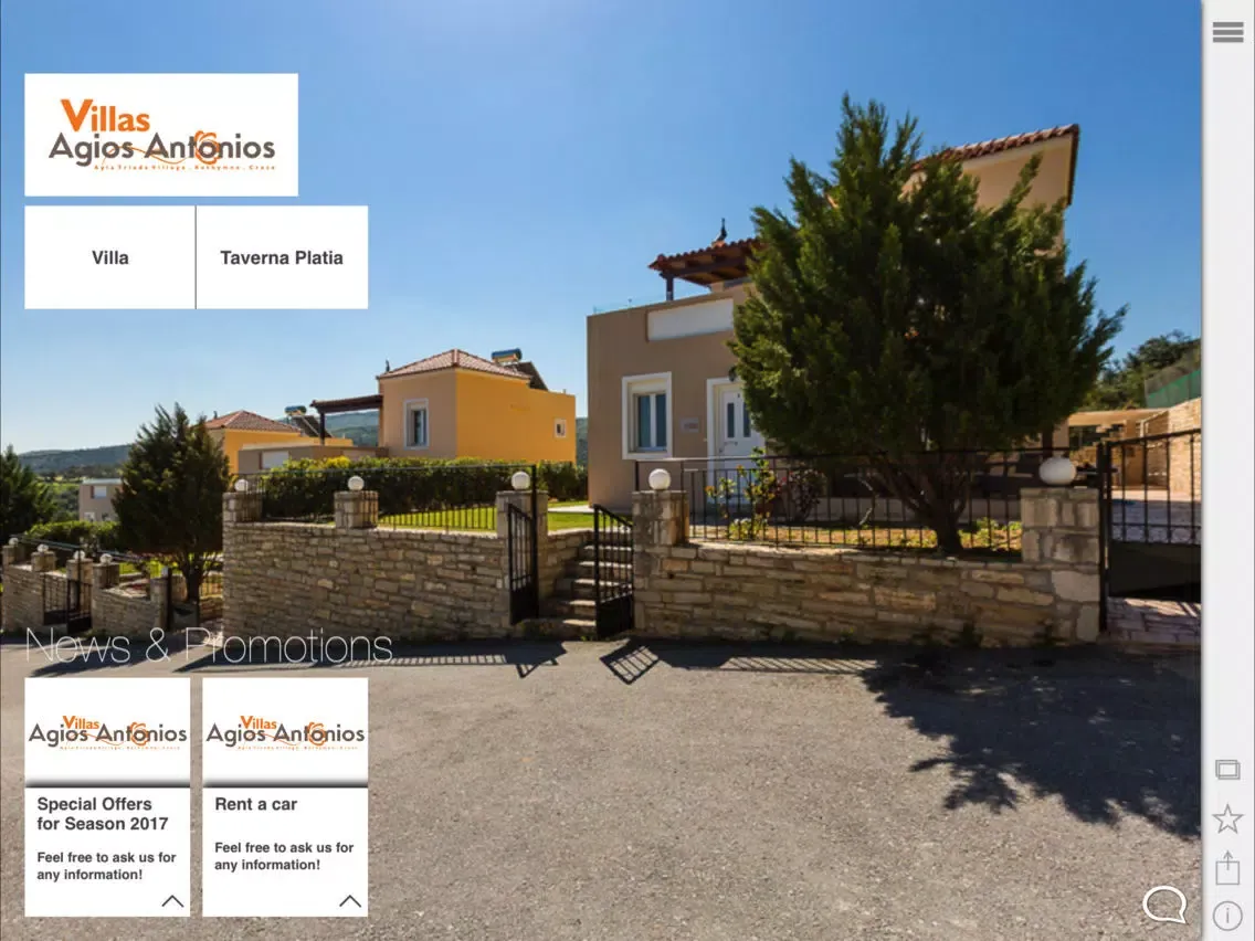 Agios Antonios Villas iPad  Screenshots