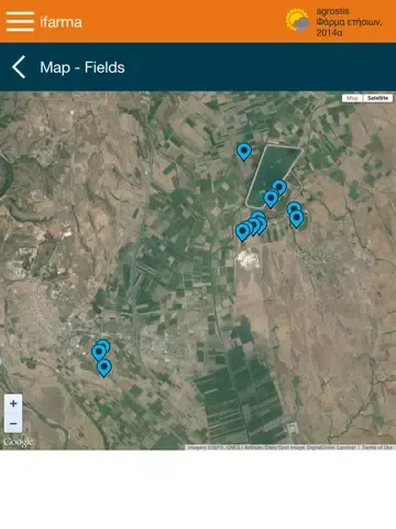 Tangkapan skrin ifarma Integrated Farm Management iPad 