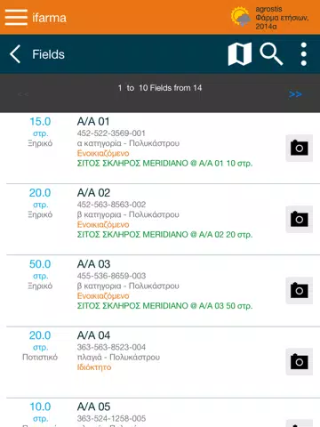 ifarma Integrated Farm Management iPad 應用截圖