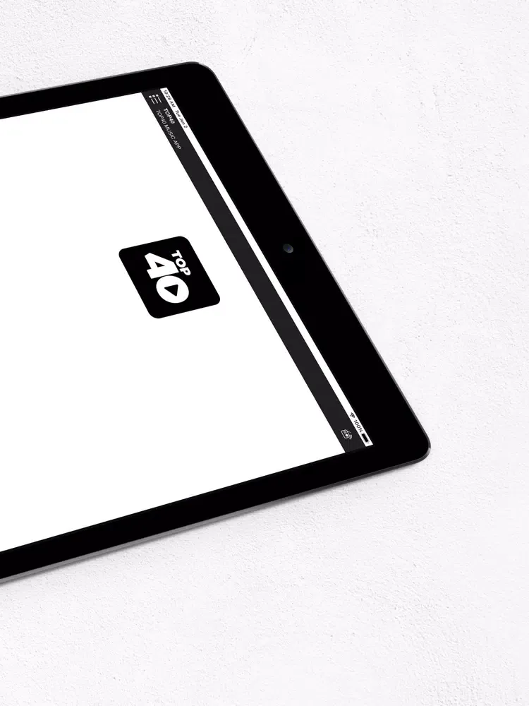 Tangkapan skrin TOP40 iPad 