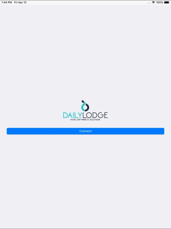 Tangkapan layar Dailylodge PMS Assistant iPad 
