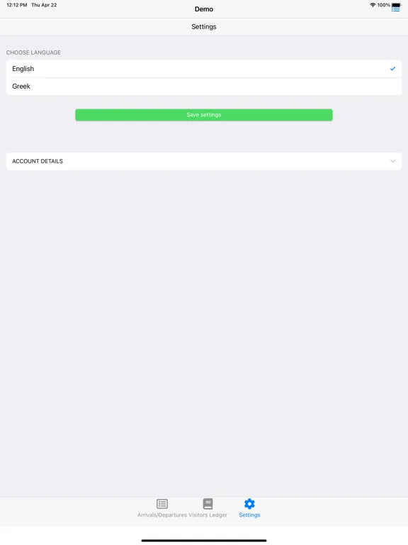 Скриншоты Dailylodge PMS Housekeeping iPad 