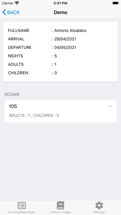 Скриншоты Dailylodge PMS Housekeeping