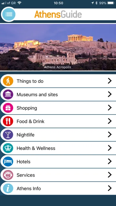 Zrzuty ekranu Your Athens Guide