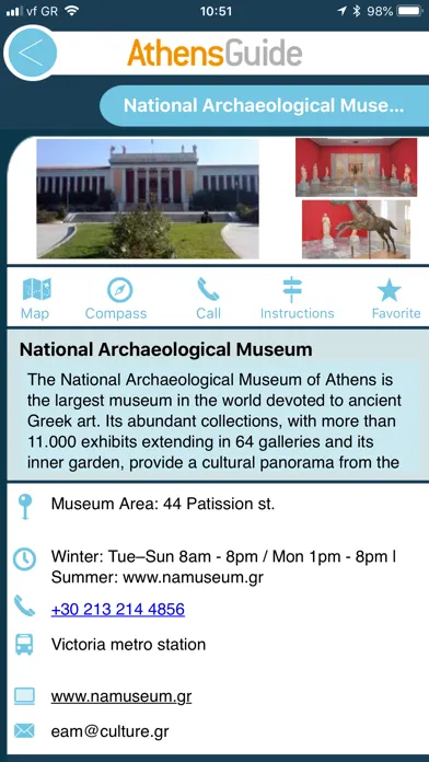 Zrzuty ekranu Your Athens Guide