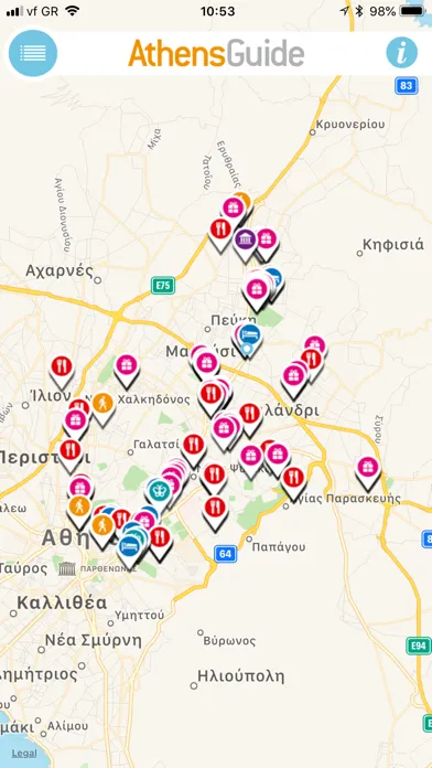 Zrzuty ekranu Your Athens Guide