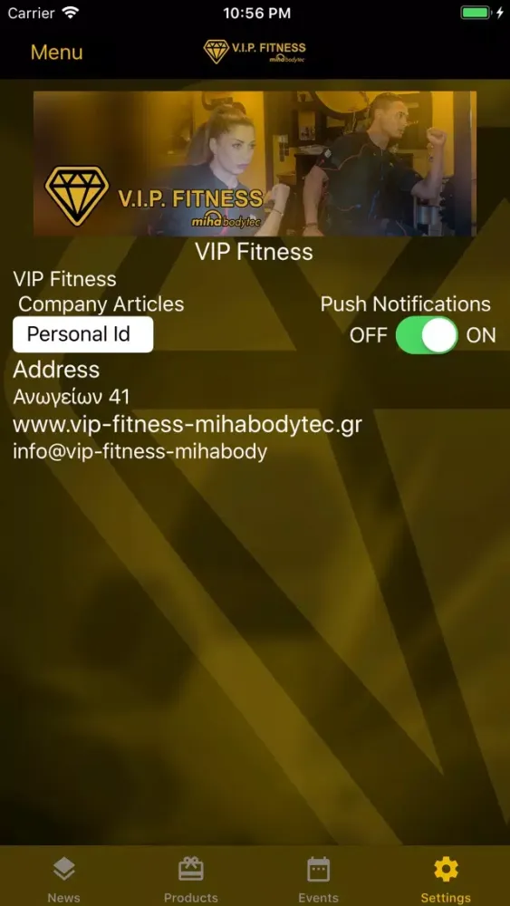 Vip Fitness Miha Bodytec gym应用截图