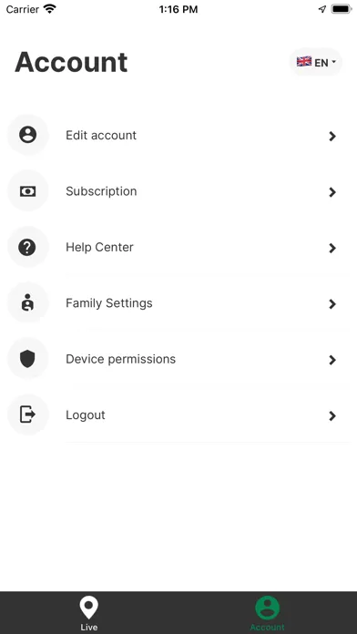Capturas de pantalla de StaySafe Anywhere