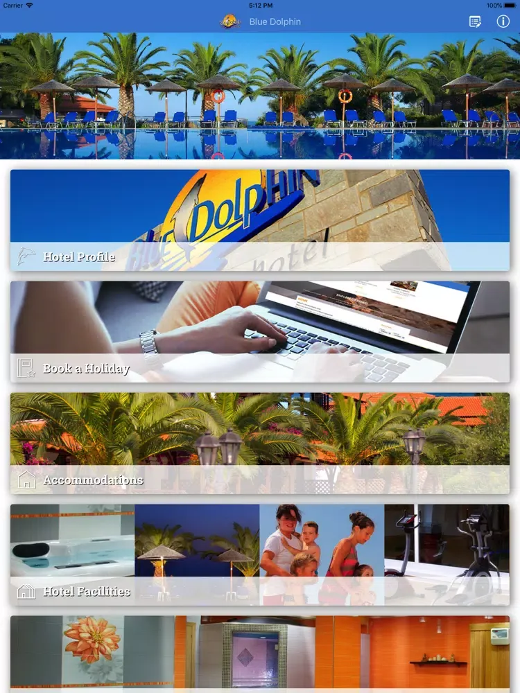 Captures d'écran de Blue Dolphin iPad 
