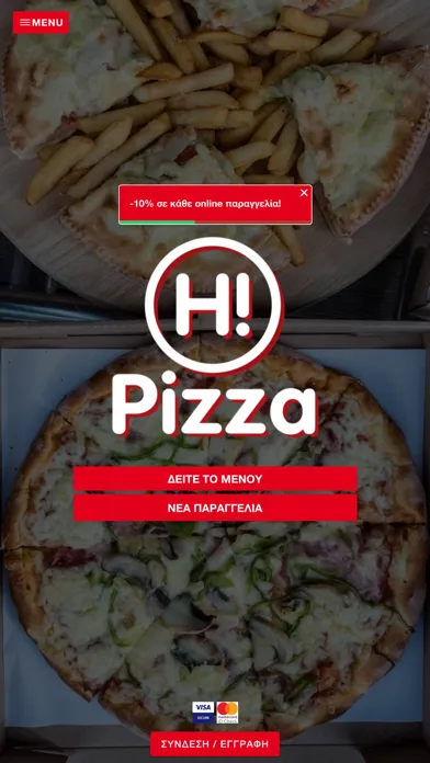 Tangkapan layar Hi Pizza Delivery