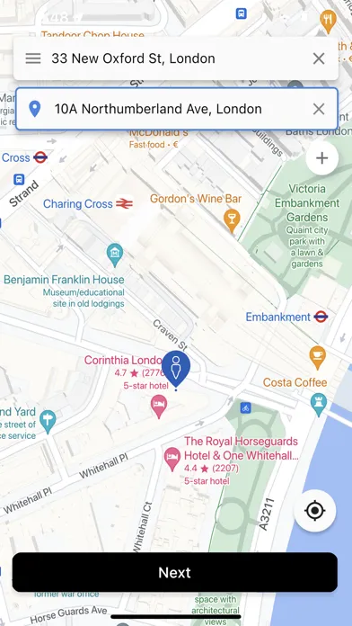 Screenshot di Taxi App Uk Passengers