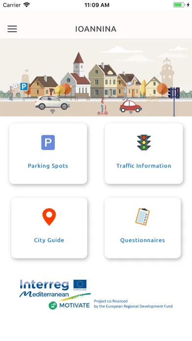 Ioannina Smart Mobility Screenshots