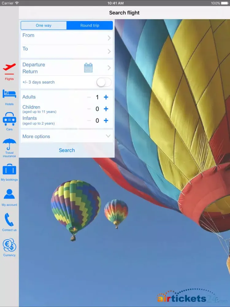 صور airtickets24.com iPad 