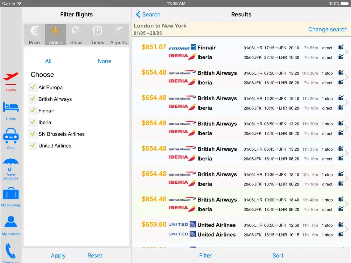 صور airtickets24.com iPad 