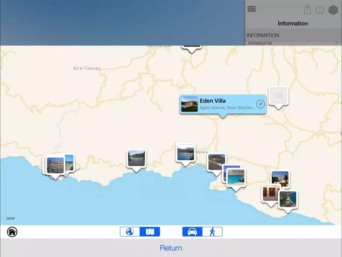 Tangkapan skrin Eden Villa iPad 