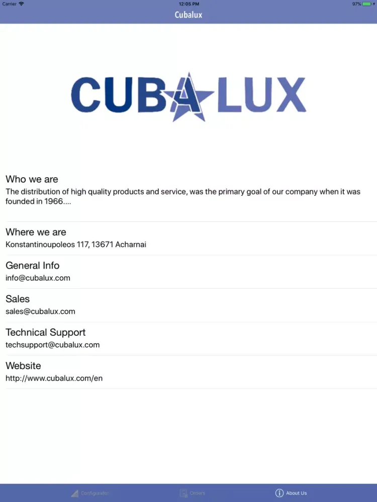 CUBALUX - Led Strip Calculator iPad  स्क्रीनशॉट