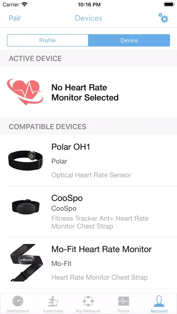 Captures d'écran de MyCardiolytics