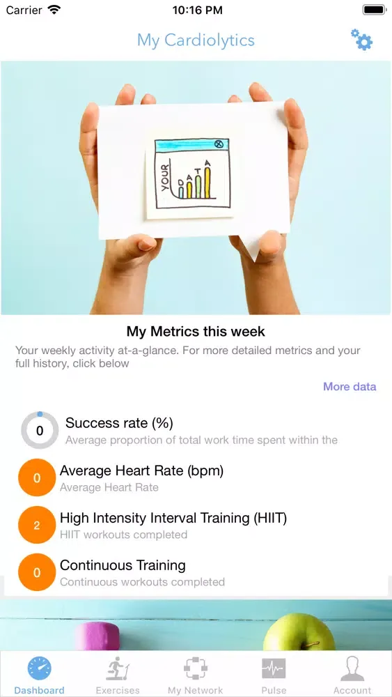 Captures d'écran de MyCardiolytics