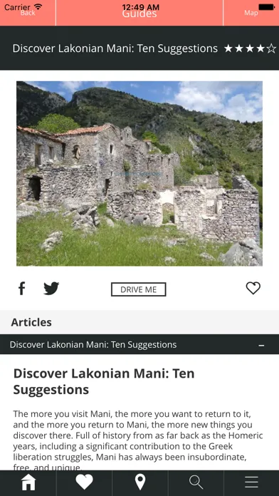 Captures d'écran de EG | Explore Lakonian Mani