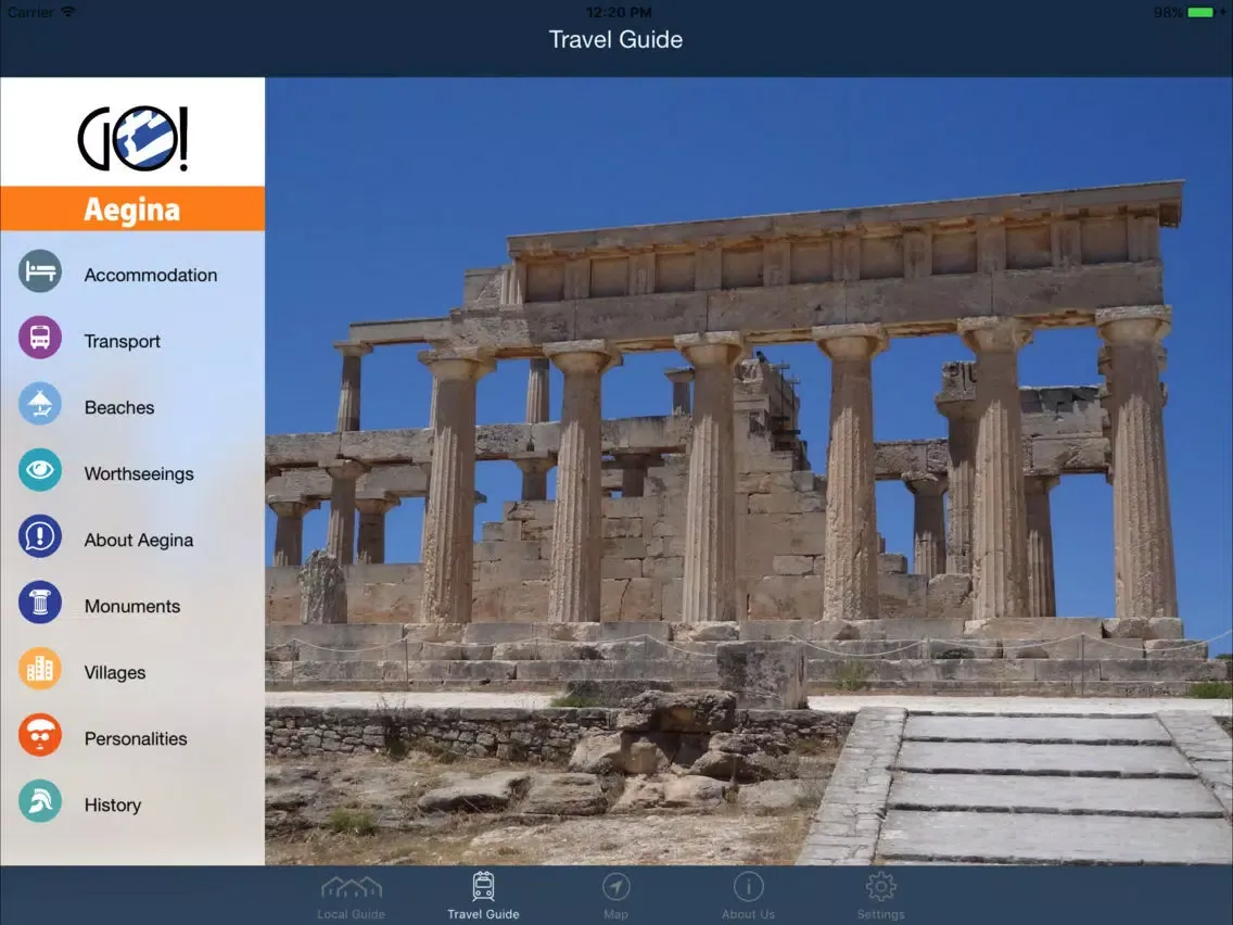 Aegina Amazing Travel Guide - Go! Aegina iPad 应用截图