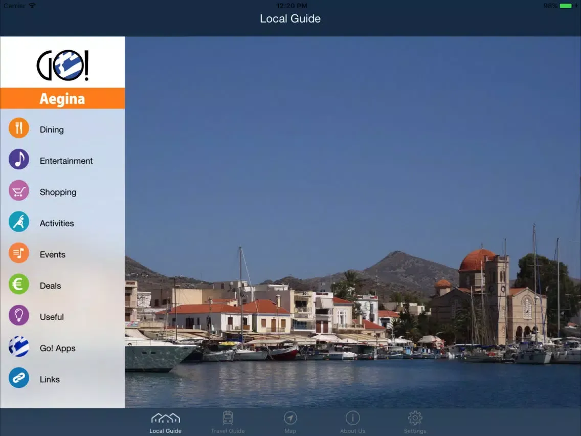 Aegina Amazing Travel Guide - Go! Aegina iPad 应用截图