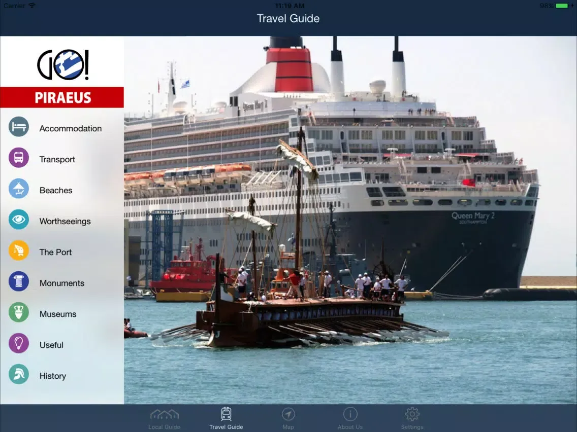 Zrzuty ekranu Piraeus Amazing Travel Guide - Go! Piraeus App iPad 