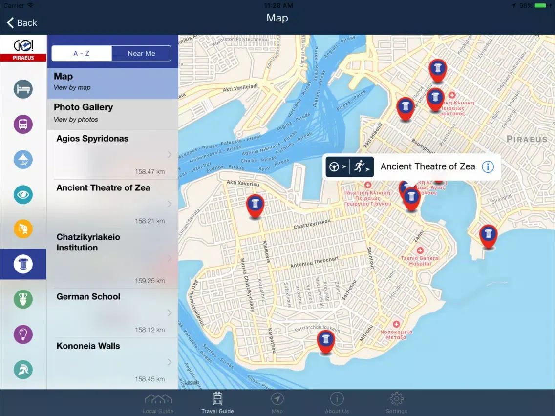 Zrzuty ekranu Piraeus Amazing Travel Guide - Go! Piraeus App iPad 