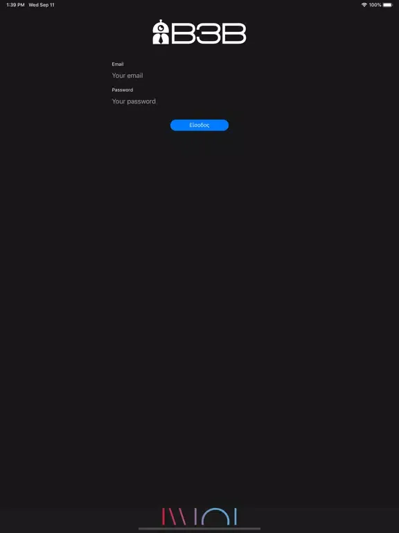 b3b iPad  Screenshots