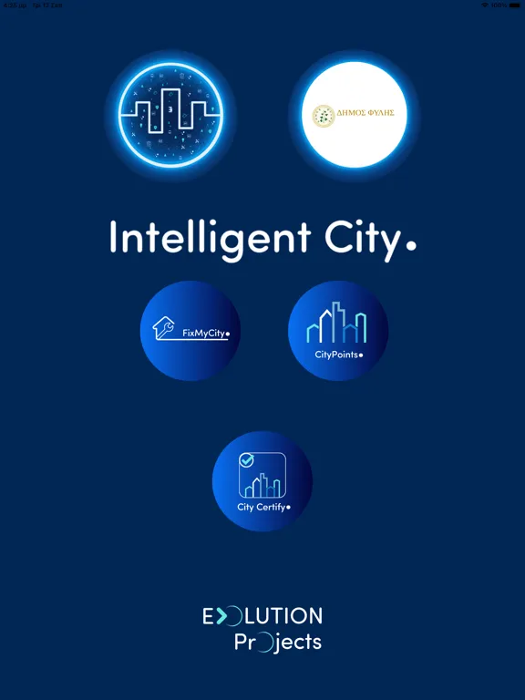 Capturas de tela do IntelligentCity Fyli iPad 