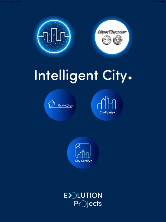 IntelligentCity Megara iPad  Ekran Görüntüleri