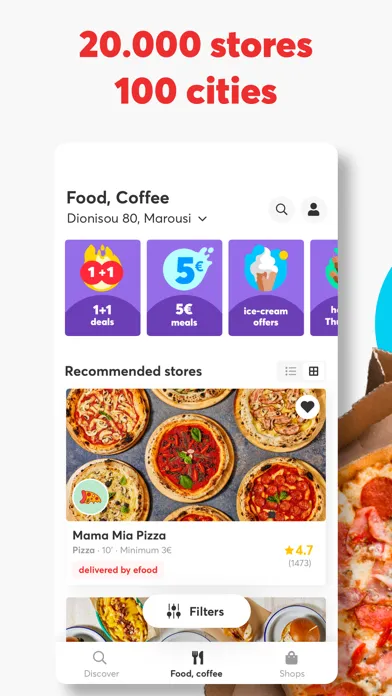 efood delivery Ekran Görüntüleri