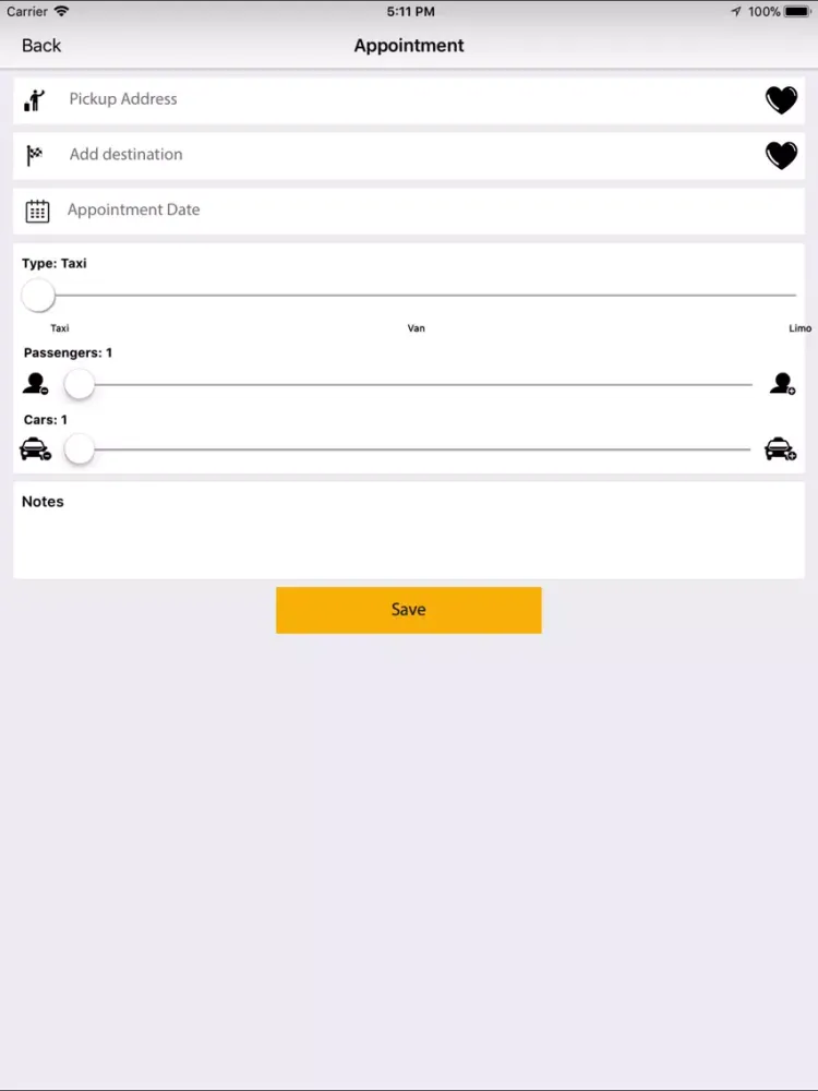 Radiotaxi Komotinis iPad  Screenshots