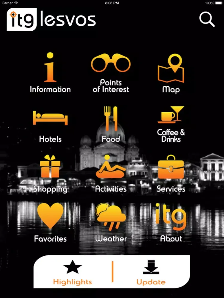 iTravelGuides Lesvos iPad 應用截圖