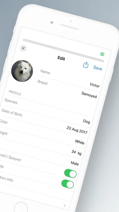 My Pet - The Pet Record Maker Screenshots