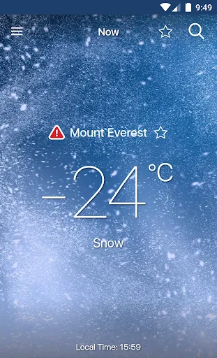 Скриншоты Freemeteo Pro