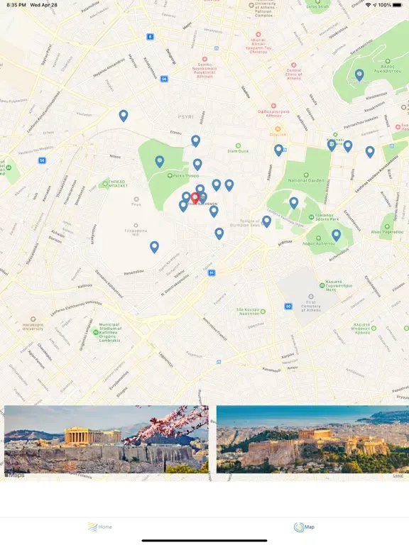 Athens iPad  سکرین شاٹس