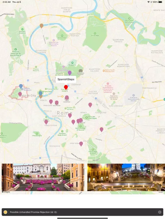 Rome Best Places iPad 应用截图