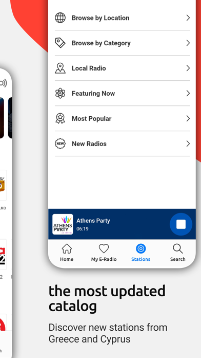Capturas de pantalla de E-Radio - Stream greek music