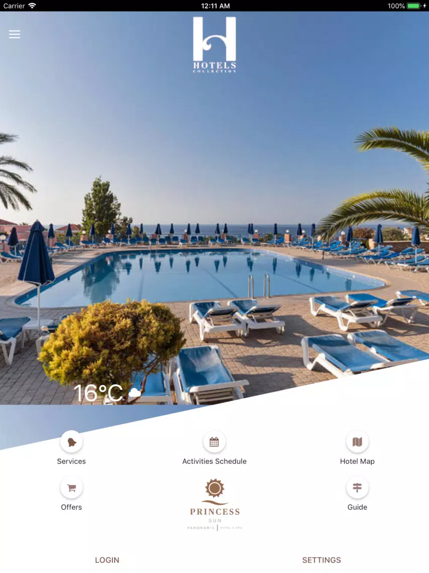 Ảnh chụp màn hình của Princess Sun Hotel iPad 