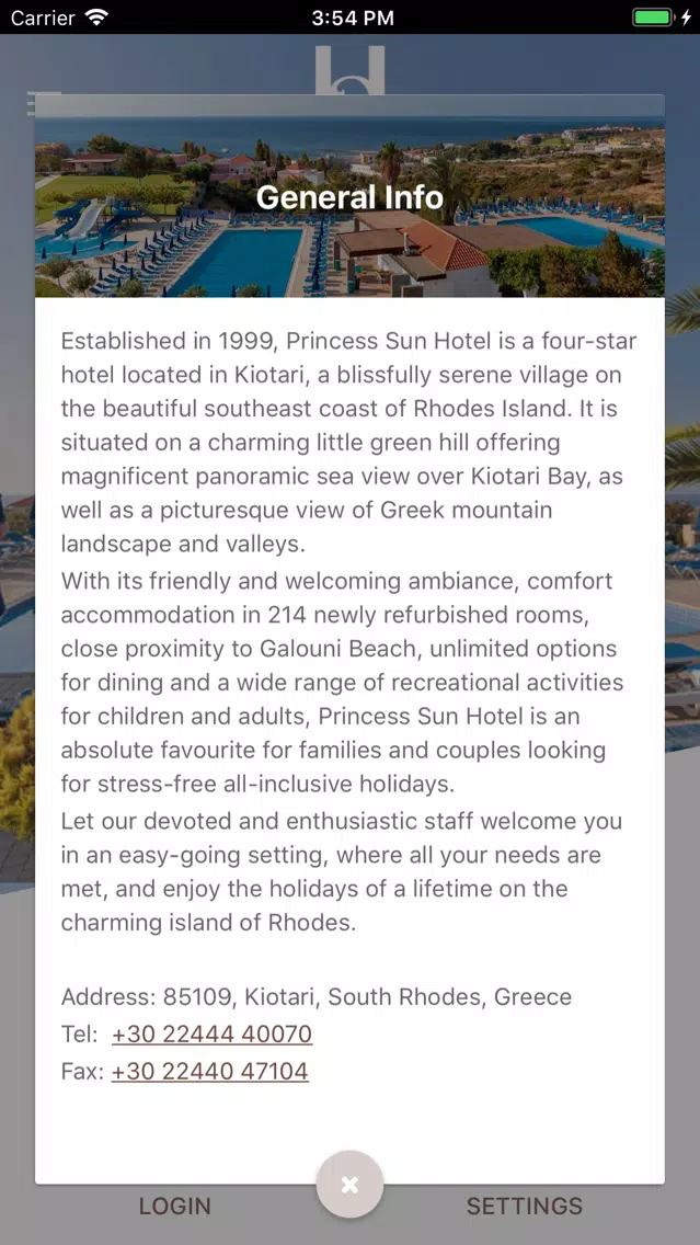 Ảnh chụp màn hình của Princess Sun Hotel