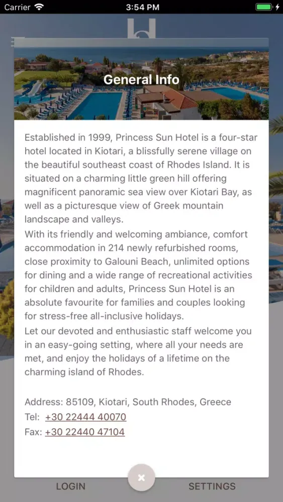 Screenshot di Princess Sun Hotel