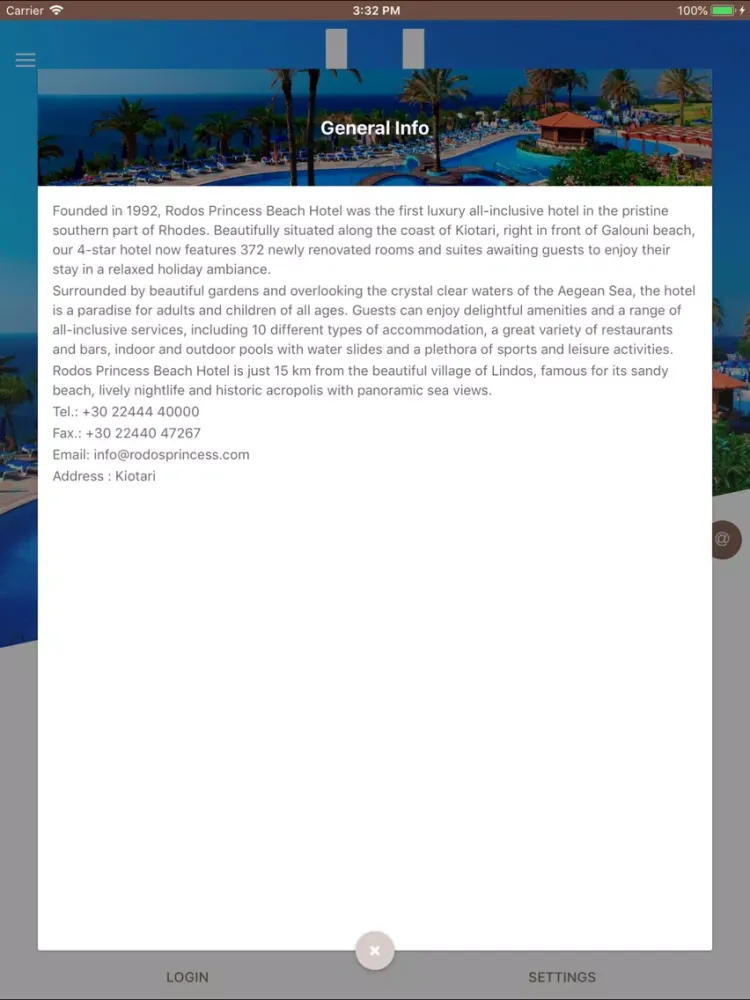 Rodos Princess Beach Hotel iPad  স্ক্রিনশট